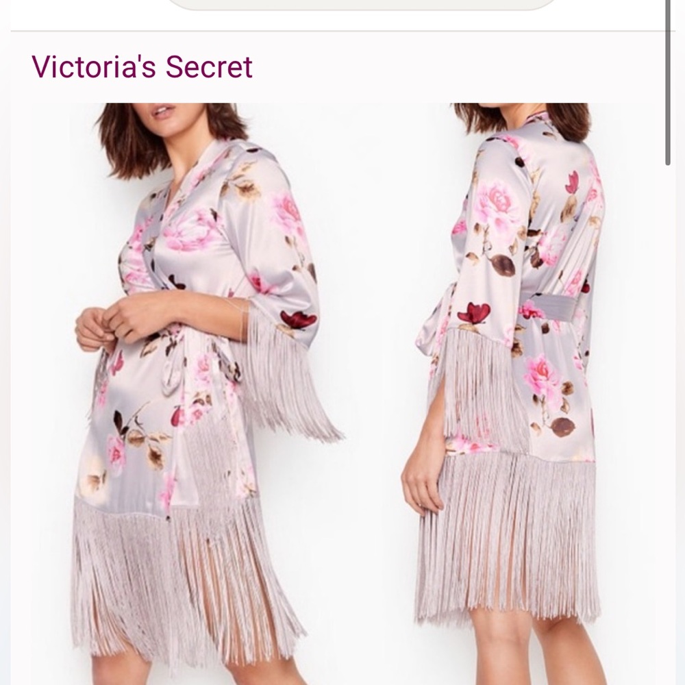 Awesome set! Floral Kimono with Fringe & dress price firm bundle